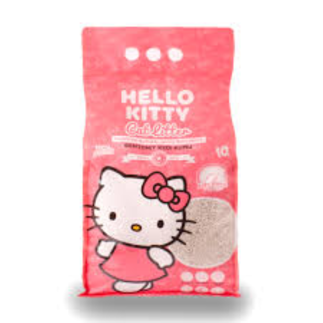 HELLO KITTY BENTONITE BABY POWDER CAT LITTER 10LT